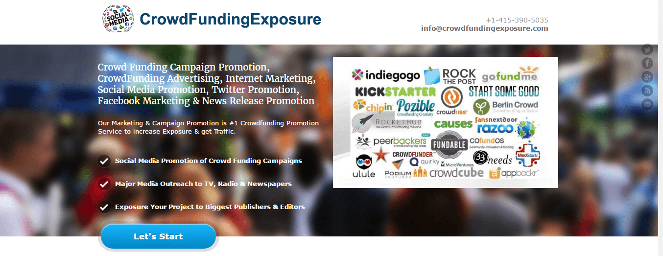 FREE CrowdFunding Exposure CrowdFunding Promotion Crowd Funding Marketing