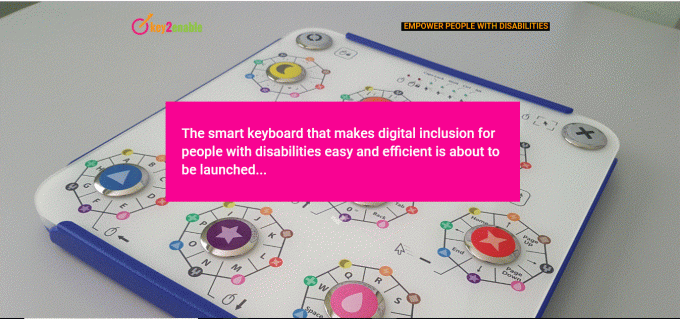 Medical News KEY-X Smart Keyboard for People with Disabilities IndieGoGo launch