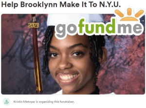 GoFundMe Campaign to Help Brooklynn Attend NYU & Reach Her Dreams